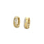 Diamond Gold Hoops