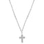 Tiny Diamond Cross Necklace