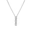 Diamond Baguette Bar Necklace