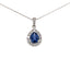 Sapphire Drop Necklace