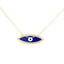 Large Enamel Evil Eye Necklace