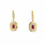 Ruby Gold Earrings