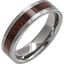 Tungsten Ebony Wood Inlay