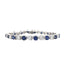 Sapphire Diamond Tennis Bracelet