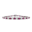 Ruby and Diamond Tennis Bracelet