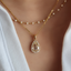 Pear Diamond Necklace