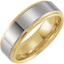 Tungsten & Yellow Gold Band