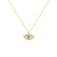 Enamel Evil Eye Necklace