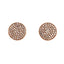 Diamond Button Earrings