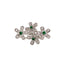 Emerald Flower Ring