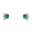 Emerald Diamond Earring