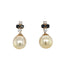 Golden Pearl Diamond Earrings