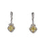 Vintage Yellow Diamond Earrings