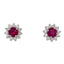 Vintage Rubies and Diamonds Earrings