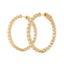 Diamond Gold Hoops