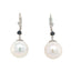 Pearl and Black Diamond Earring