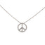 Peace Diamond Necklace