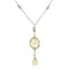 Peridot Drop Necklace