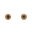 Gold Cushion Diamond Earring