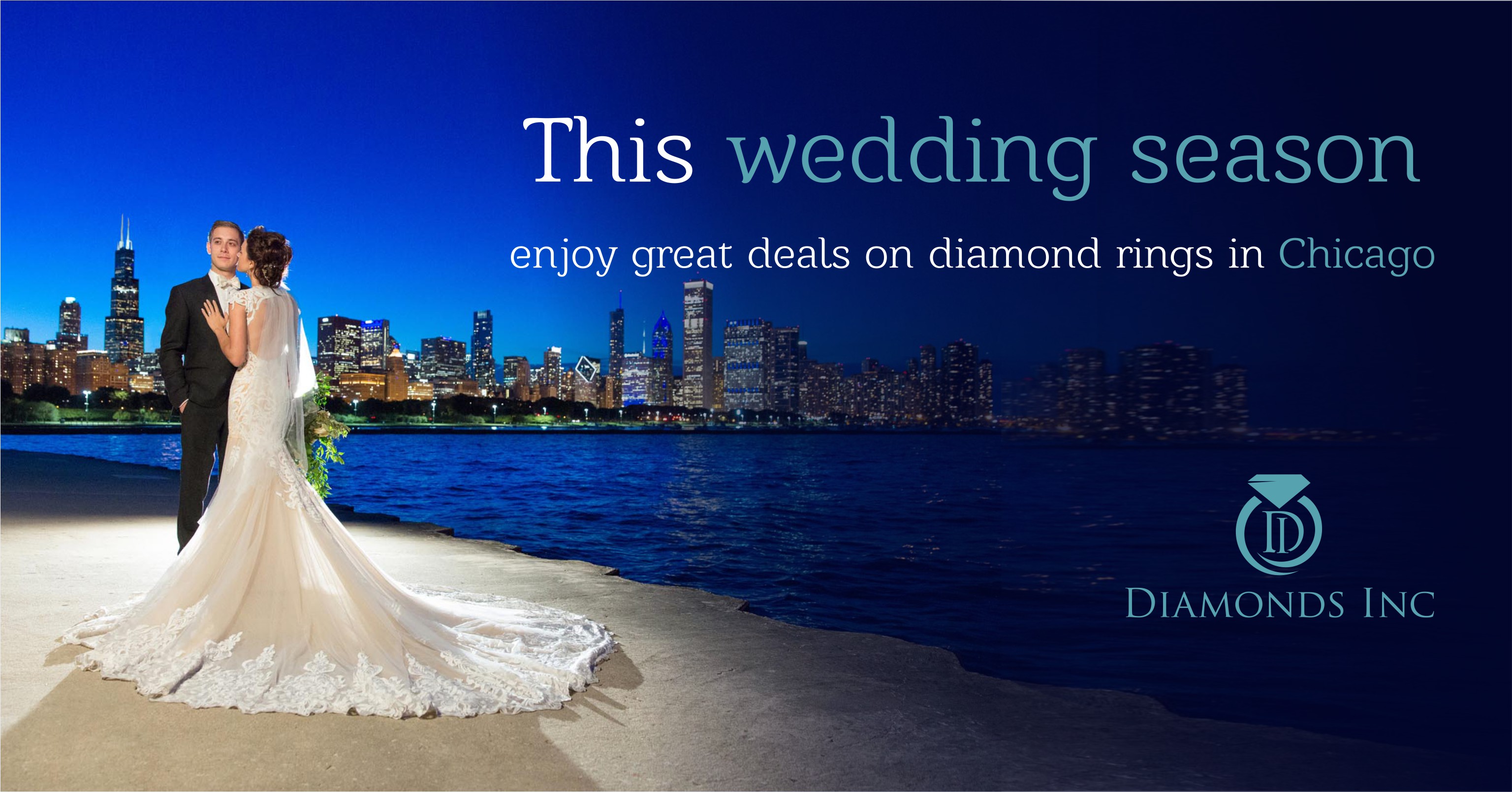 This wedding season enjoy great deals on diamond rings in Chicago