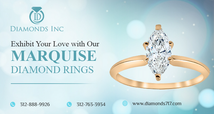 Exhibit Your Love with Our Marquise Diamond Rings
