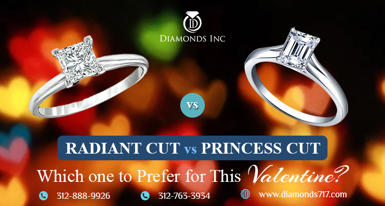 Radiant Cut vs Princess Cut Diamonds – Which one to Prefer for This Valentine?